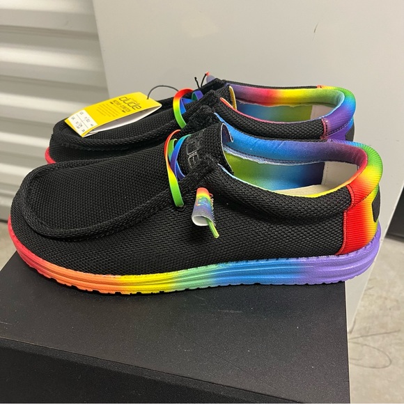 Hey Dude Shoes Hey Dude Wally Stretch Pride Shoes New Without Box